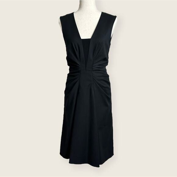 Sportmax Dresses & Skirts - NWT | SPORTMAX | Square Neckline Knee-Length Dress | Black | Size 8